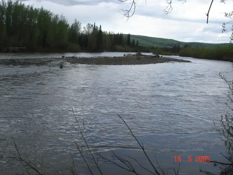 Klondike River at Germaine Creek, May 19, 2005